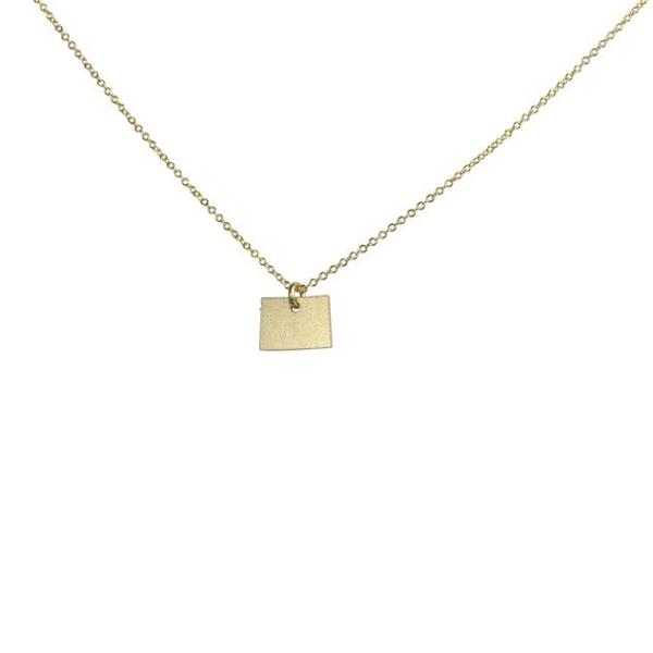 State Necklace - Gold / CO - Necklaces - Ofina