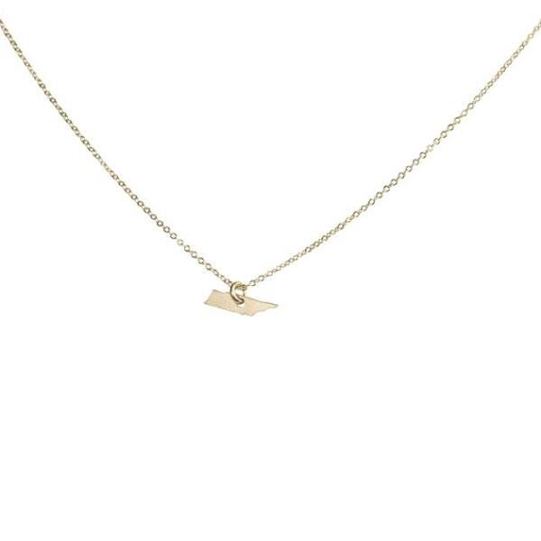 State Necklace - Necklaces - Gold - Gold / TN - Azil Boutique