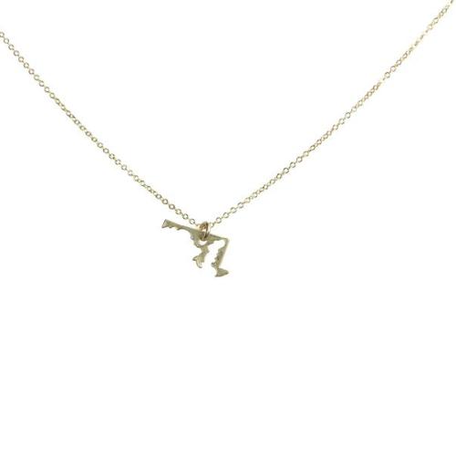 State Necklace - Gold / MD - Necklaces - Ofina