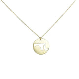 SALE - State Outline Necklace - Necklaces - Gold - Gold / MD - Azil Boutique