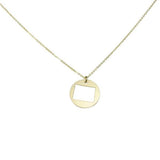 SALE - State Outline Necklace - Necklaces - Gold - Gold / CO - Azil Boutique