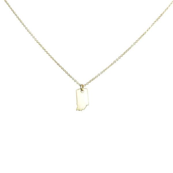 State Necklace - Gold / IN - Necklaces - Ofina