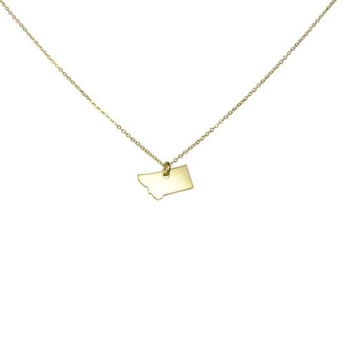 State Necklace - Gold / MT - Necklaces - Ofina