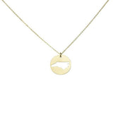 SALE - State Outline Necklace - Necklaces - Gold - Gold / NC - Azil Boutique