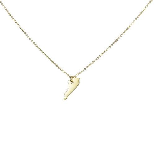 State Necklace - Gold / KY - Necklaces - Ofina