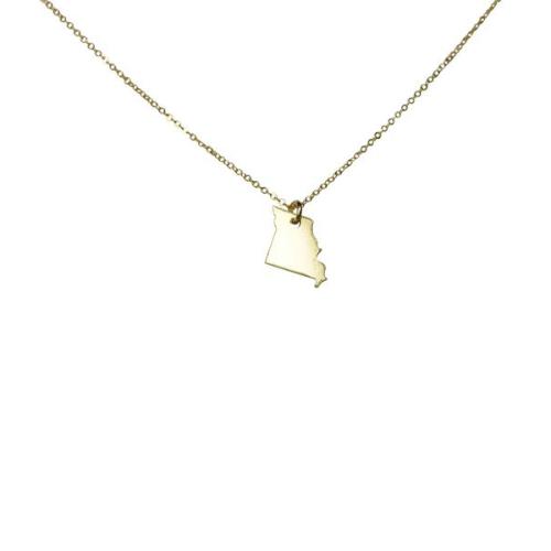 State Necklace - Gold / MO - Necklaces - Ofina