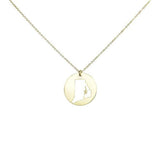 SALE - State Outline Necklace - Necklaces -  -  - Azil Boutique