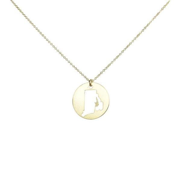 SALE - State Outline Necklace - Necklaces -  -  - Azil Boutique