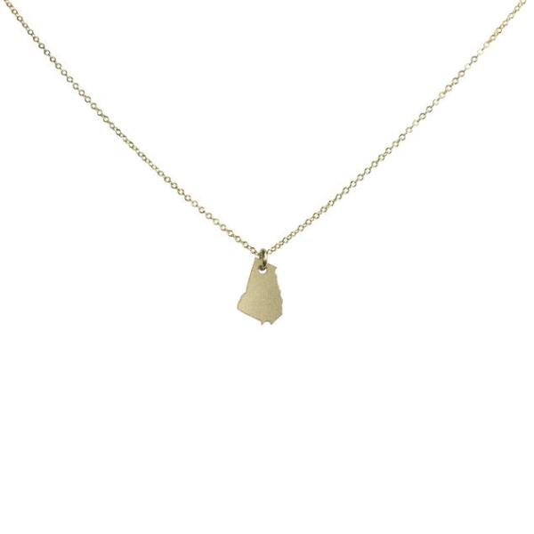 State Necklace - Gold / GA - Necklaces - Ofina