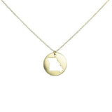 SALE - State Outline Necklace - Necklaces - Gold - Gold / MO - Azil Boutique