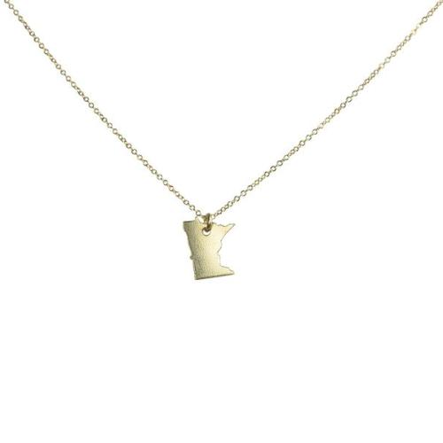 State Necklace - Gold / MN - Necklaces - Ofina