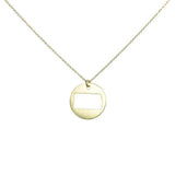 SALE - State Outline Necklace - Necklaces - Gold - Gold / KS - Azil Boutique