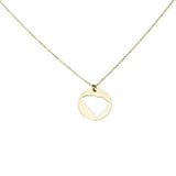 SALE - State Outline Necklace - Gold / SC - Necklaces - Ofina