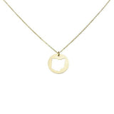 SALE - State Outline Necklace - Gold / OH - Necklaces - Ofina