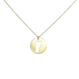 SALE - State Outline Necklace - Gold / VT - Necklaces - Ofina