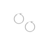 Tube Hoops - Silver / Small - Earrings - Ofina