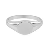 Signet Ring - Silver / 5 - Rings - Ofina