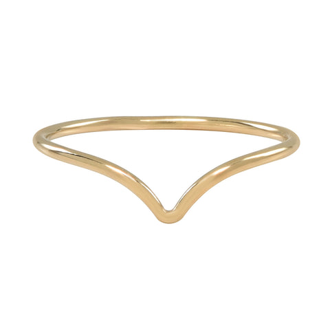 Chevron Ring - Gold / 5 - Rings - Ofina