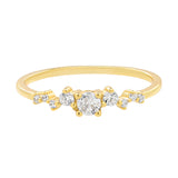 CZ Wave Ring - 5 - Rings - Ofina