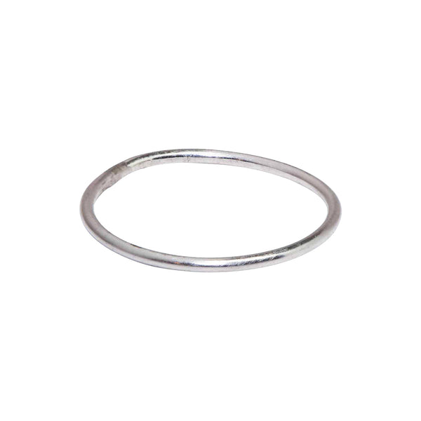 Smooth Stacking Ring - Silver / 2 - Rings - Ofina