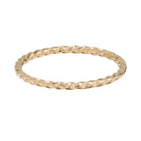 10k Solid Gold Swirl Ring - 5 - Rings - Ofina
