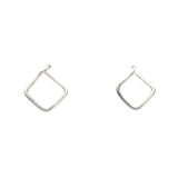 Square Wirewrapped Studs - - Earrings - Ofina