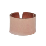 Hammered Cigar Band Ring - Rosegold / 5 - Rings - Ofina