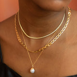 Ornate Pearl Necklace - - Necklaces - Ofina