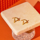 Bar Open Huggies - - Earrings - Ofina