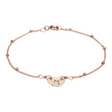 SALE-Monogram Bracelet - Rosegold / A - Bracelets - Ofina
