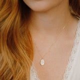SALE - Oval Desert Sun Necklace - - Necklaces - Ofina