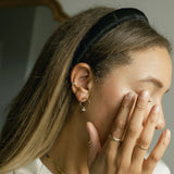 Halo Duo Pearl Studs - - Earrings - Ofina