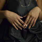 SALE - Zig Zag CZ Ring - - Rings - Ofina