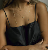 Tiny CZ Emerald Necklace - - Necklaces - Ofina