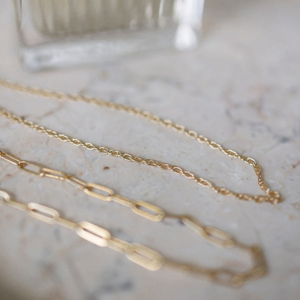Rope Chain Necklace - - Necklaces - Ofina