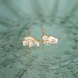 CZ Multi-Shape Studs - - Earrings - Ofina