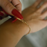 Oval Link Chain Bracelet - - Bracelets - Ofina