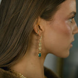 CZ Colorful Middle Ear Cuff - - Earrings - Ofina