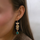 CZ Colorful Middle Ear Cuff - - Earrings - Ofina