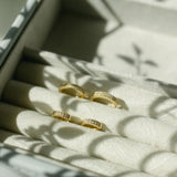 Double Row CZ Huggies - - Earrings - Ofina