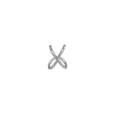 X Ear Cuff - Silver - Earrings - Ofina