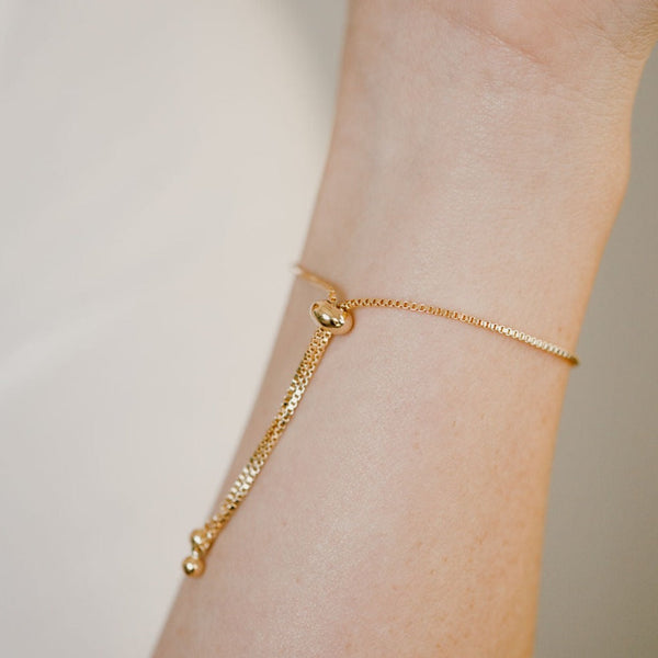 Round Mother of Pearl Adjustable Bracelet - - Bracelets - Ofina