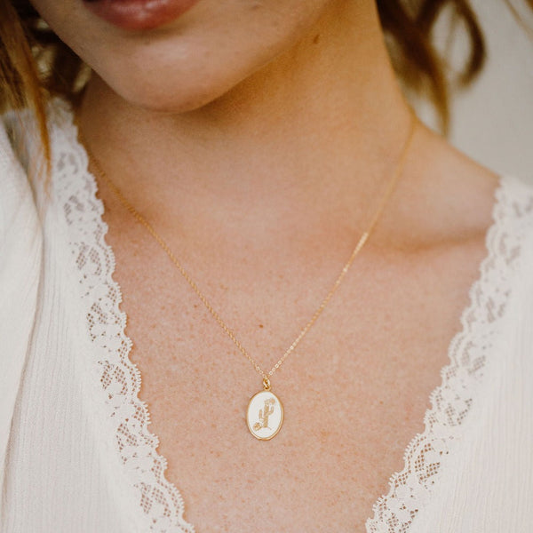 SALE - Oval Cactus Necklace - - Necklaces - Ofina