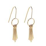 Fringe Earrings - Gold - Earrings - Ofina