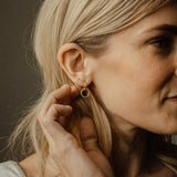Smooth & Twisted Detachable Huggies - - Earrings - Ofina