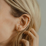 CZ Colorful Ear Cuff - - Earrings - Ofina