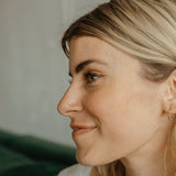 14k Bar Flat Back Earring - - Earrings - Ofina