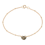 SALE-Monogram Bracelet - Gold / A - Bracelets - Ofina