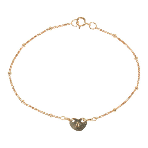 SALE-Monogram Bracelet - Gold / A - Bracelets - Ofina