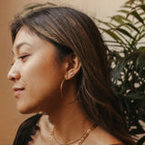 SALE - Thin Hoop Earrings - - Earrings - Ofina